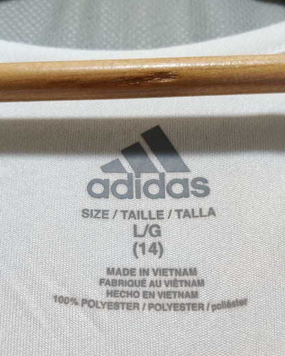 Adidas White Sport T Shirt For Women 16 Years