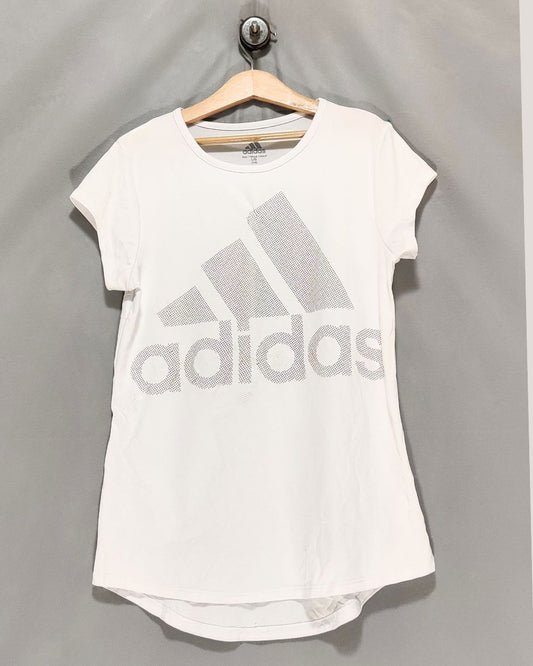 Adidas White Sport T Shirt For Women 16 Years
