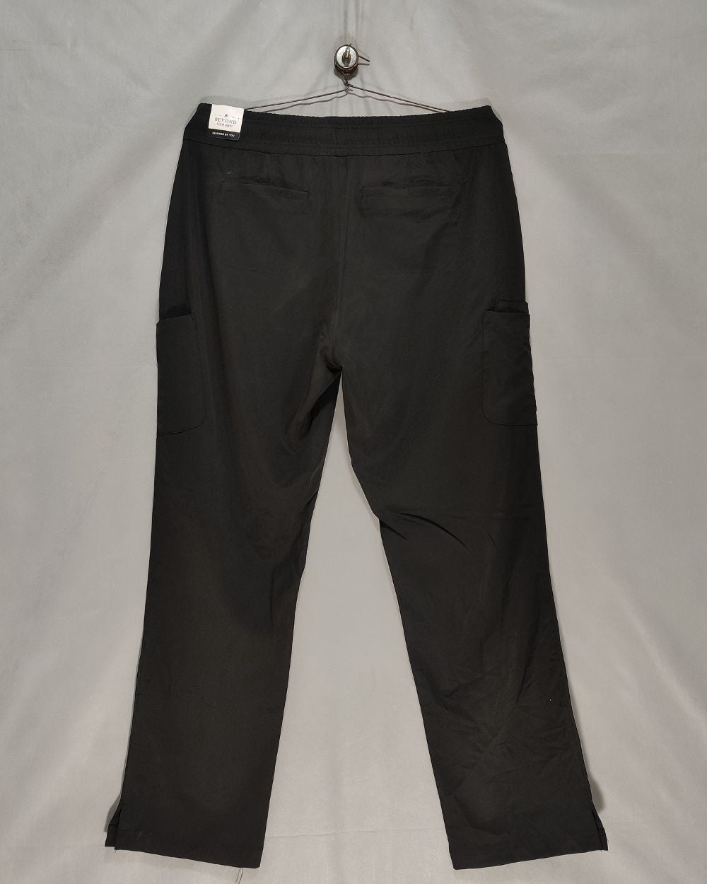 Beyond Scrubs Black Sport Trouser For Men Medium
