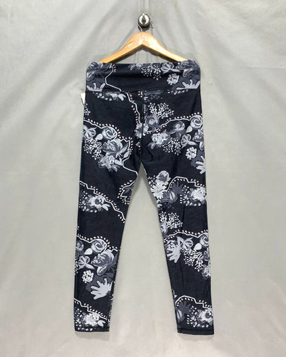 Thrift Hub Black Sport Gym tights For Women M