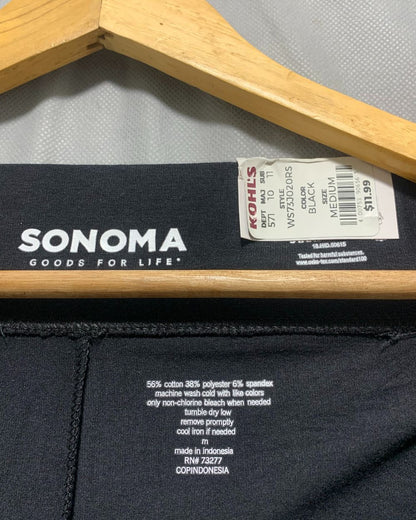 Sonoma Black Sport Gym tights For Women M