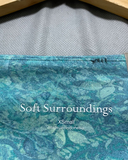 Soft Surroundings Blue Sport Gym tights For Women XS