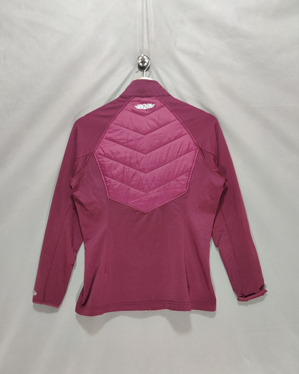 Straight Down Maroon For Women Jacket XS