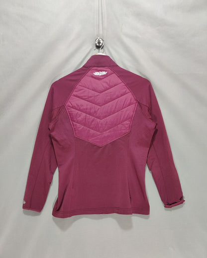 Straight Down Maroon For Women Jacket XS