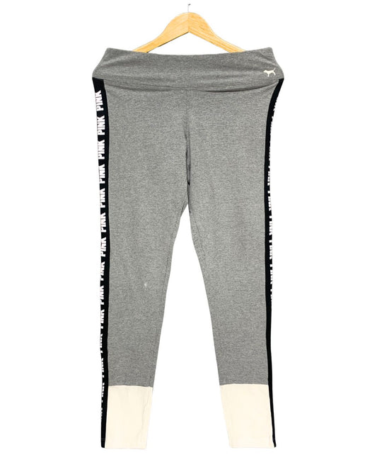 Pink Gray Sport Gym tights For Women M