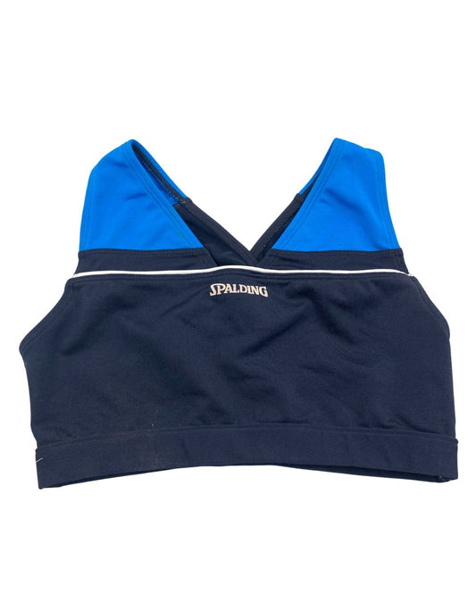 Spalding Blue Sport Bra For Women S