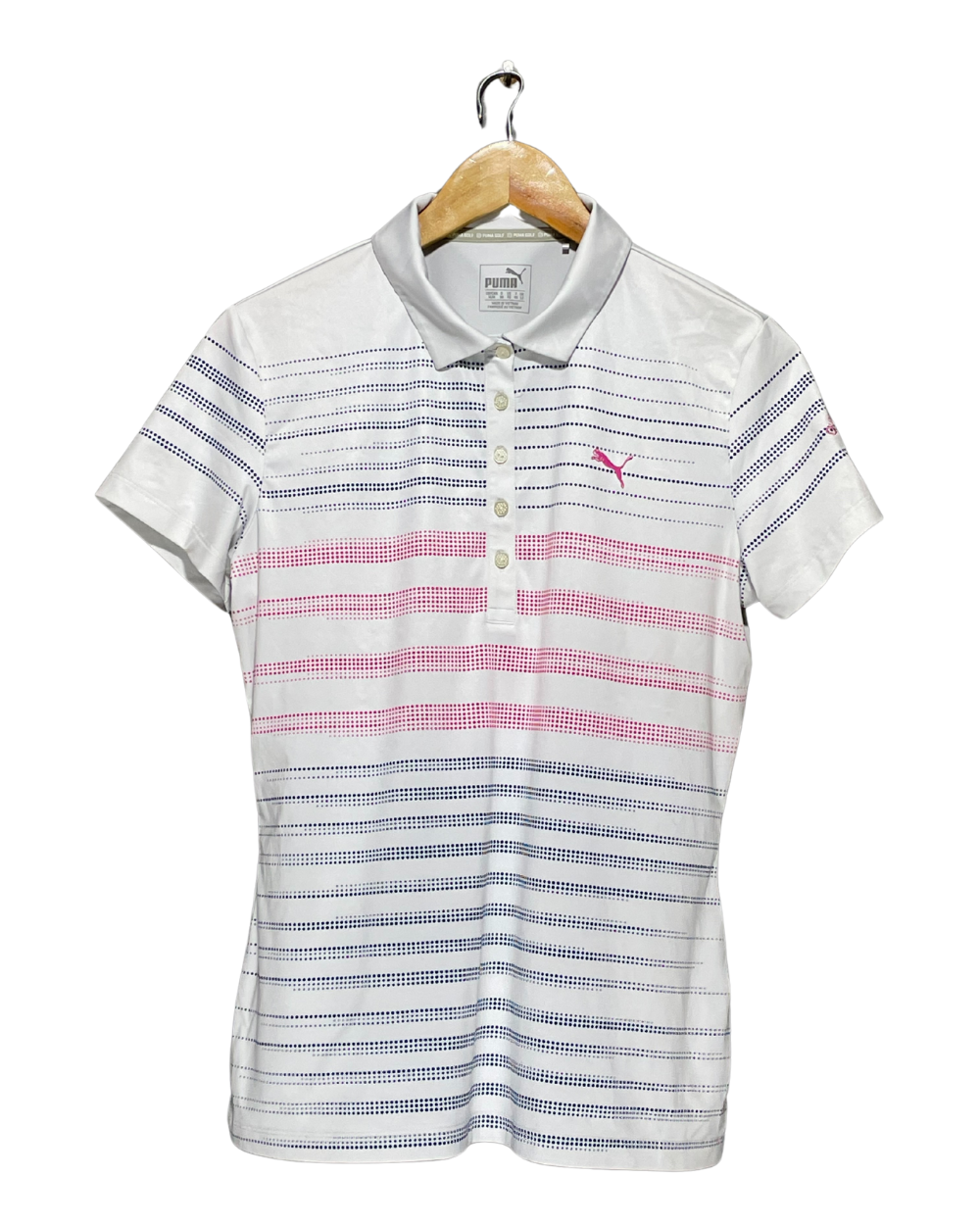 Puma White Sport Polo T.Shirt For Woman | ThriftHub.pk