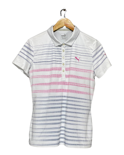 Puma White Sport Polo T.Shirt For Woman | ThriftHub.pk