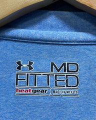 Under Armour Blue Sport T Shirt For Women Medium | ThriftHub.pk