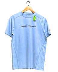 Under Armour Blue Sport T Shirt For Women Medium | ThriftHub.pk