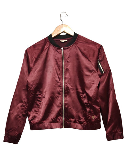 Thrift Hub Maroon Zipper For Women S