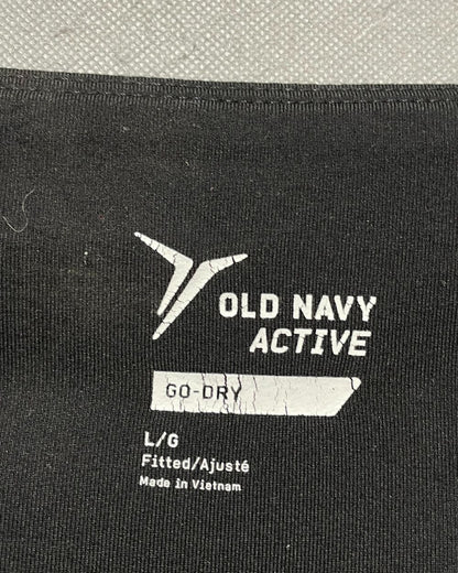 Old Navy Black Sport Gym Tights For Girls Large | ThriftHub.pk