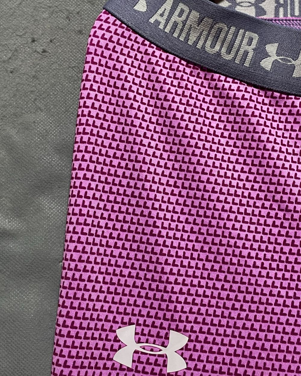 Under Armour Pink Sport Gym Tights For Girls Medium | ThriftHub.pk