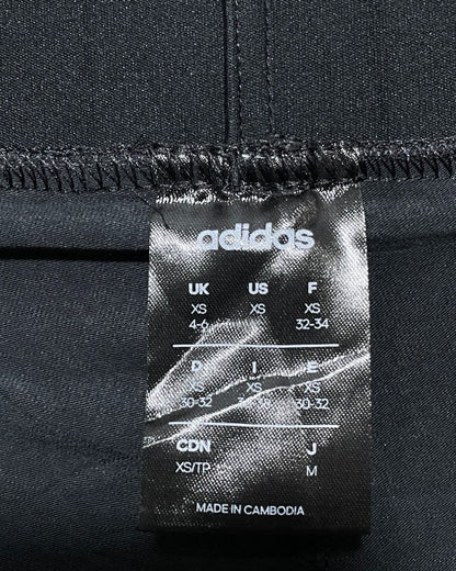 Adidas Black Sport Gym Tights For Girls Small | ThriftHub.pk