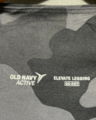 Old Navy Camouflage Sport Gym Tights For Girls Large | ThriftHub.pk