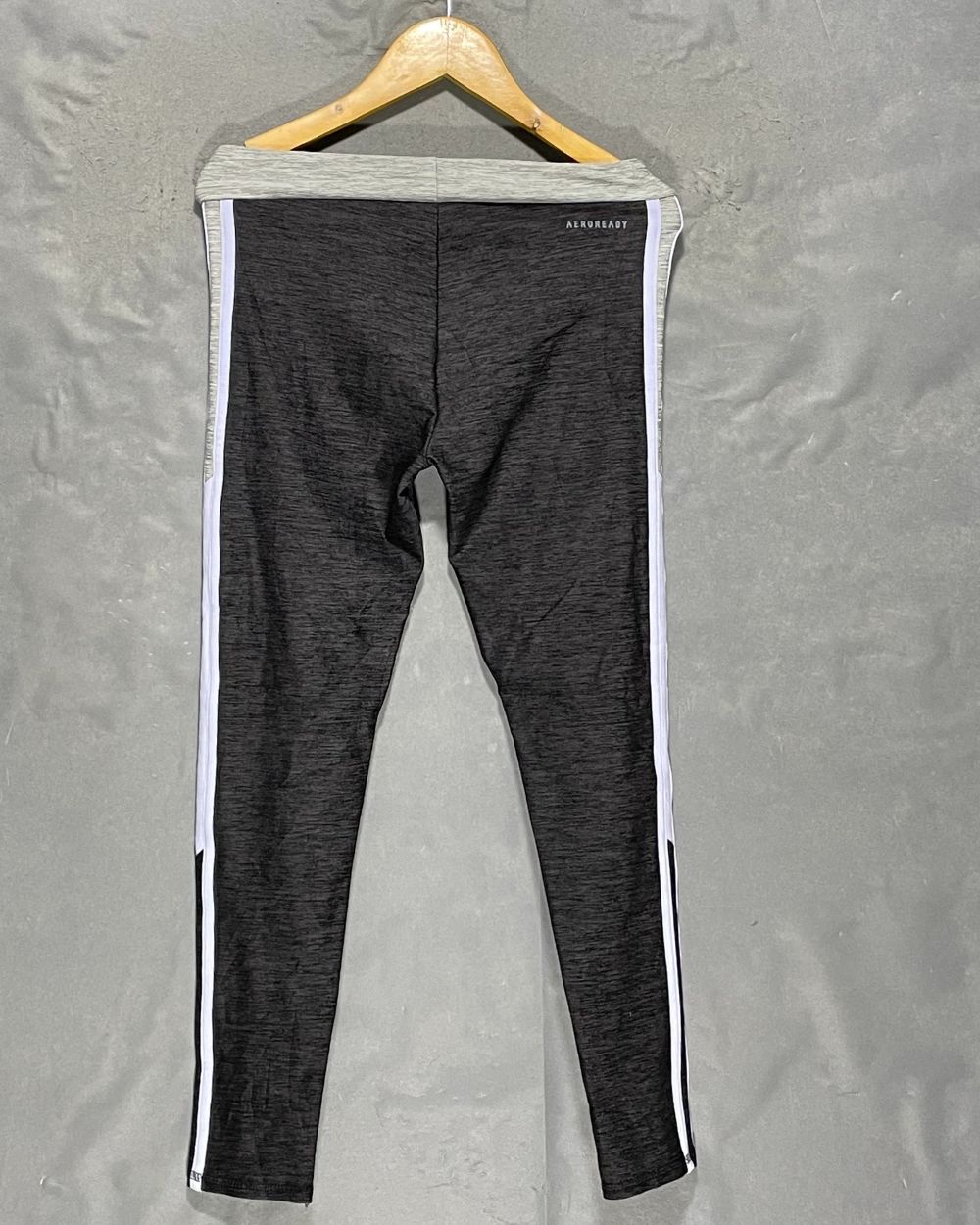 Adidas Gray Sport Gym Tights For Girls X Small | ThriftHub.pk