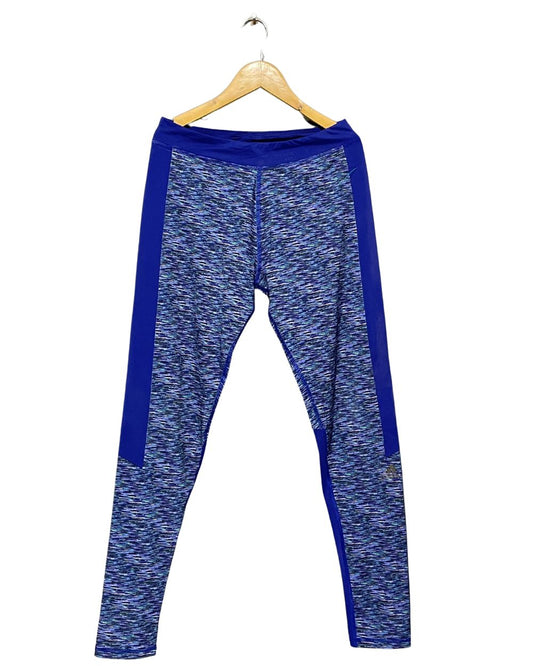 Adidas Blue Sport Gym Tights For Girls Medium | ThriftHub.pk