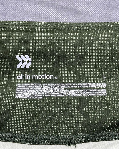 All in Motion Green Sport Gym Tights For Girls Large | ThriftHub.pk